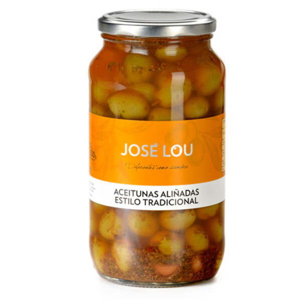 José Lou Tradicional zelené olivy na tradiční způsob